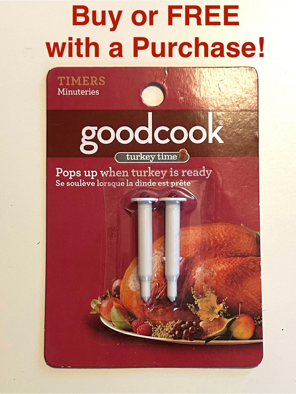 ⭐️ Buy or FREE💫 Turkey Time Pop-Up Timers Cook Thanksgiving Freebie MF21